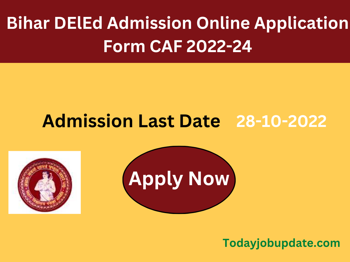 Bihar DElEd Admission Online Application Form