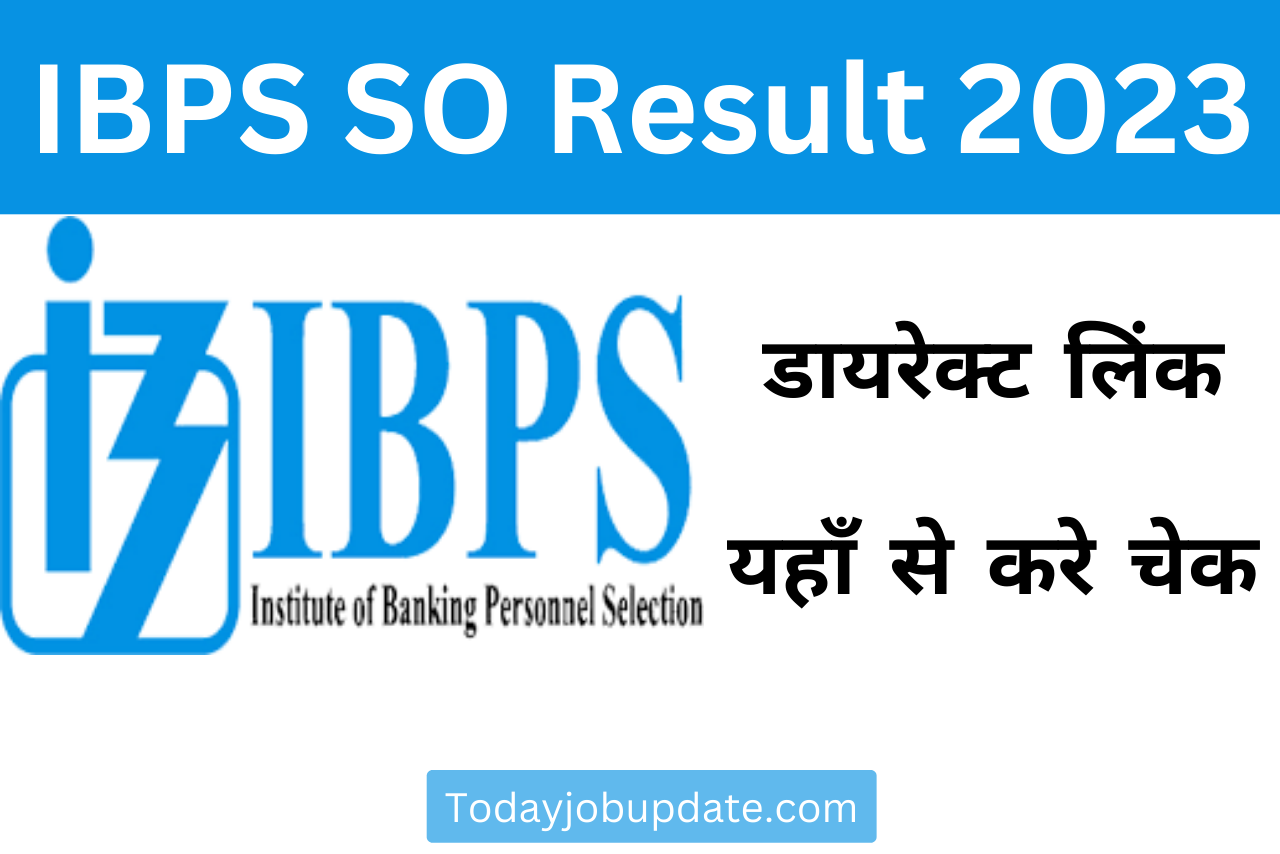 IBPS SO Result 2023