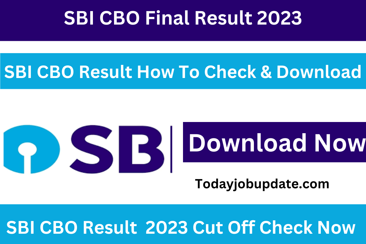 SBI CBO Final Result 2023